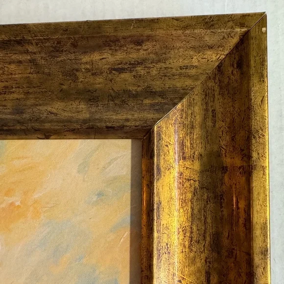 Francesca’s Villa textured framed print by Hazel Barker.In great condition. - Picture 9 of 11